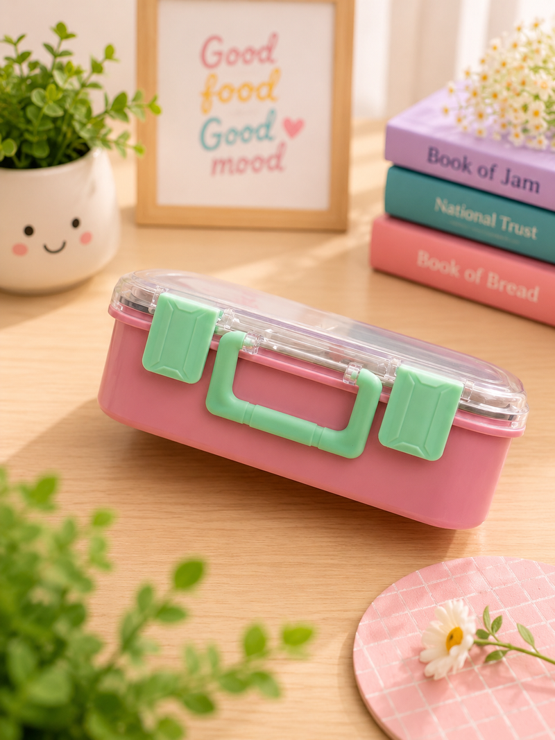 Cute Cartoon Car Kids Lunch Box