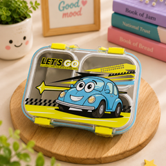 Cute Cartoon Car Kids Lunch Box