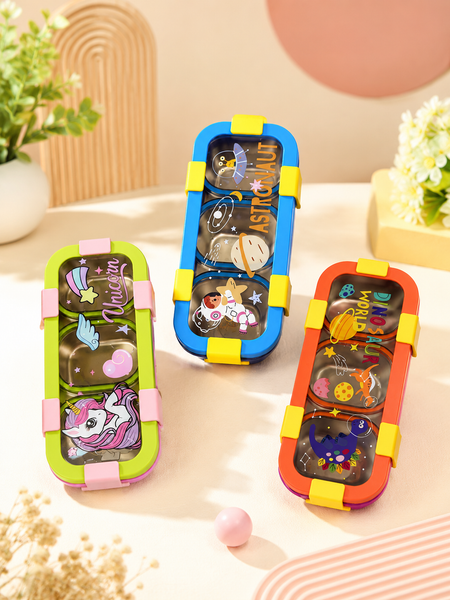 Kids Stainless Steel 3 Compartment Lunch Box | Leakproof Bento Lunch Box for School