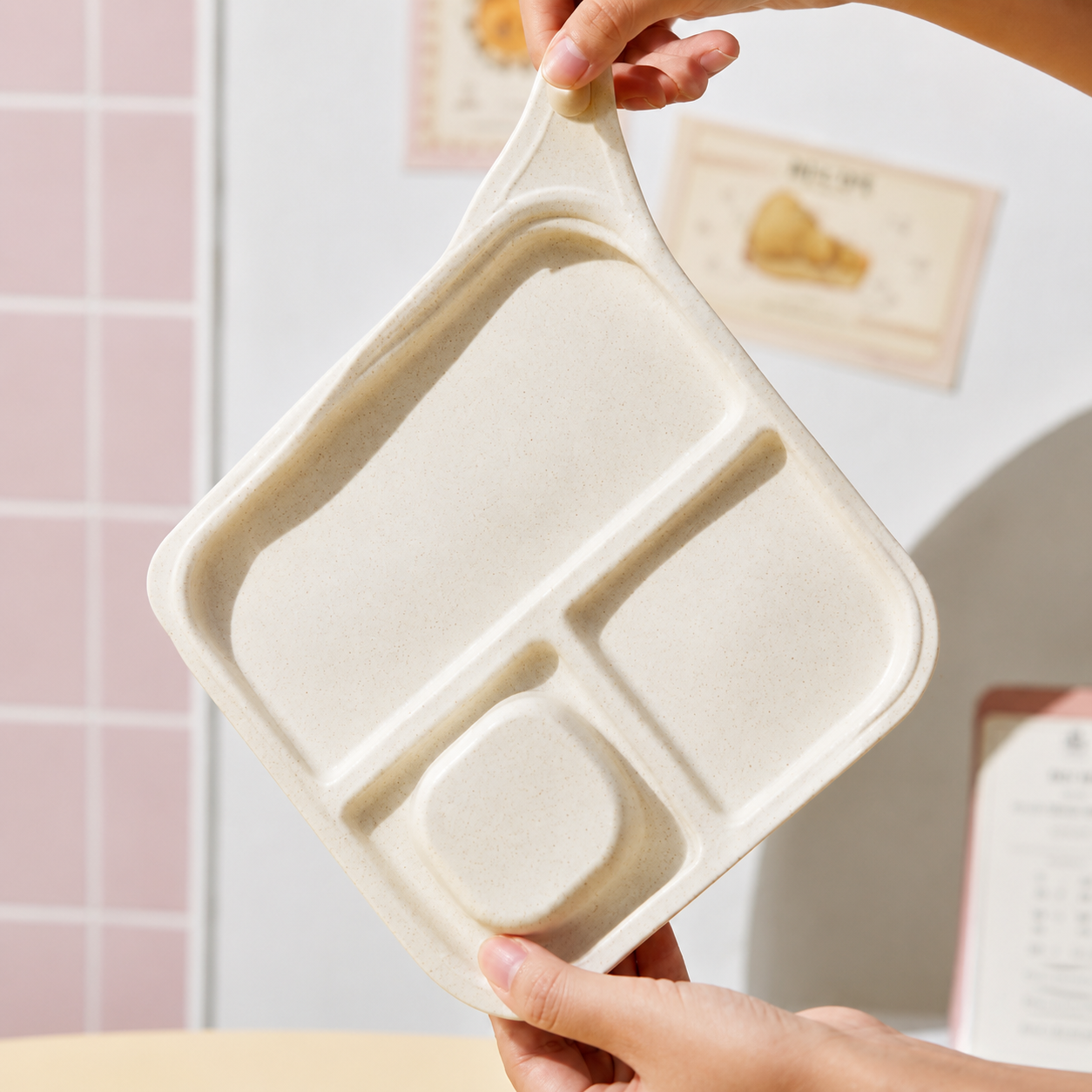 Pastel Vibes Kids Lunch Box | Leakproof Bento Lunch Box for School