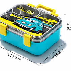 Cute Cartoon Car Kids Lunch Box