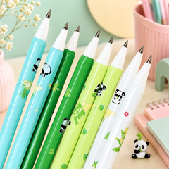 Cute Panda Mechanical Pencil – 0.5mm | Cartoon Automatic Pencil for Kids & Students
