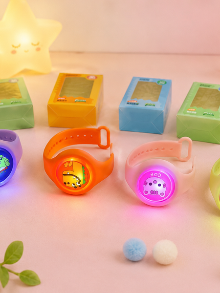 Kids LED Cartoon Wrist Band Watch Toy | Flashing Light Silicone Bracelet | Cute Animal Design for Boys & Girls