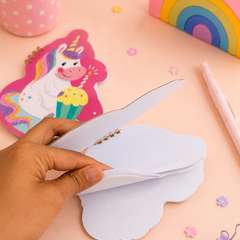 Cute Cartoon Shape Spiral Notebook for Kids | Unicorn, Rainbow & Cupcake Mini Notepad | Kawaii Pocket Diary for School & Gift