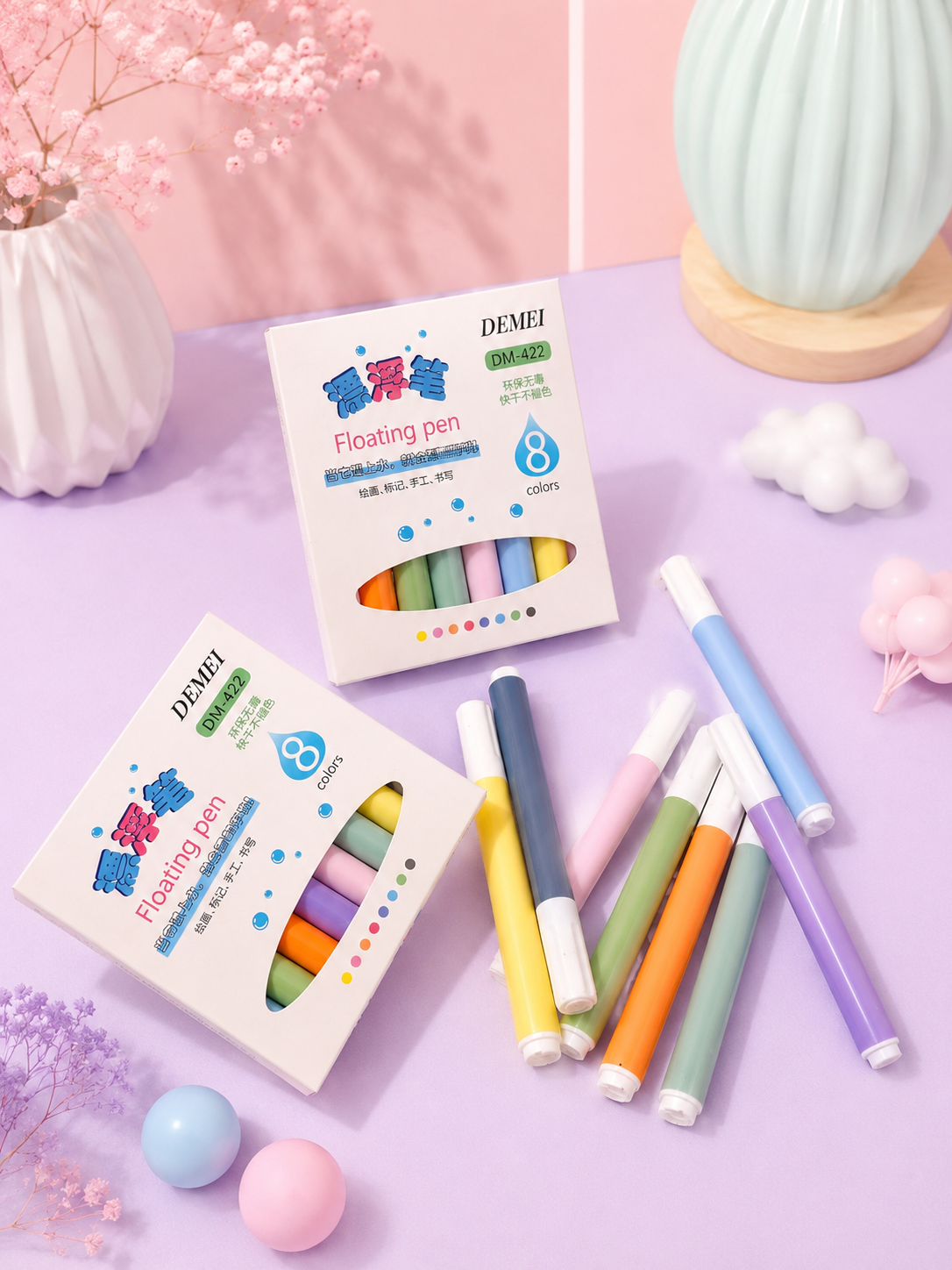 Magic Water Floating Drawing Pens for Kids & DIY Art
