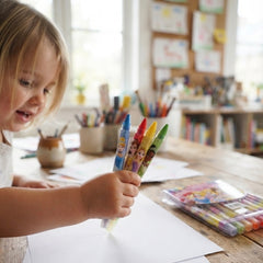 Princess 12 Colors Wax Crayons Set for Kids | Non-Toxic Coloring Crayons | Smooth Drawing & School Art Supplies