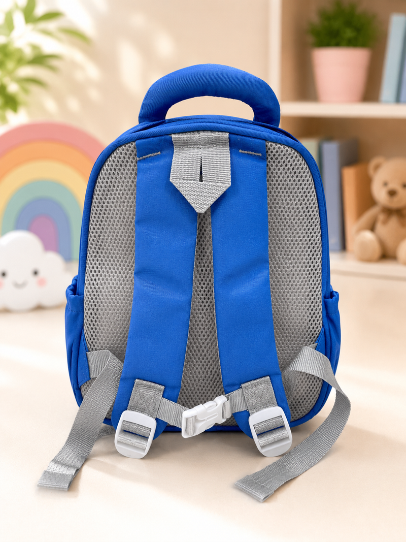 Cute Cartoon Kids Preschool Backpack | Lightweight Nursery & Kindergarten School Bag | Blue Dog Theme Backpack for Boys & Girls