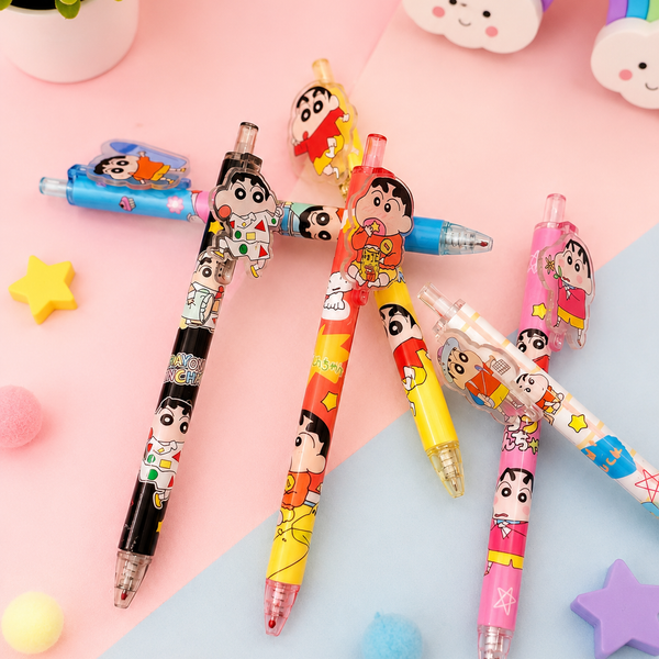 Cute Shinchan Cartoon Ball Pen – Smooth Writing Pen for Kids | School Stationery