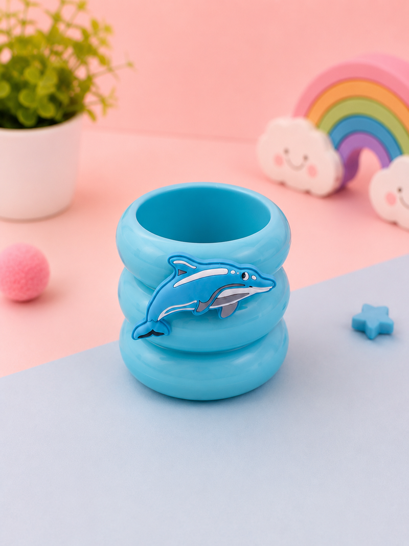 Cute Cartoon Kids Pen Stand | Kawaii Desk Organizer | Pencil Holder for Study Table