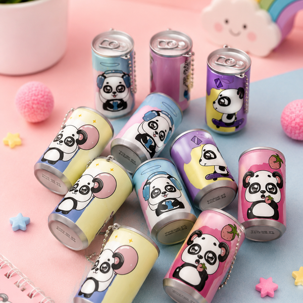 Mini Travel Wet Wipes | Cute Panda Can Wet Tissue | Pocket Tissue | Portable Cleaning Wipes for Kids & Adults