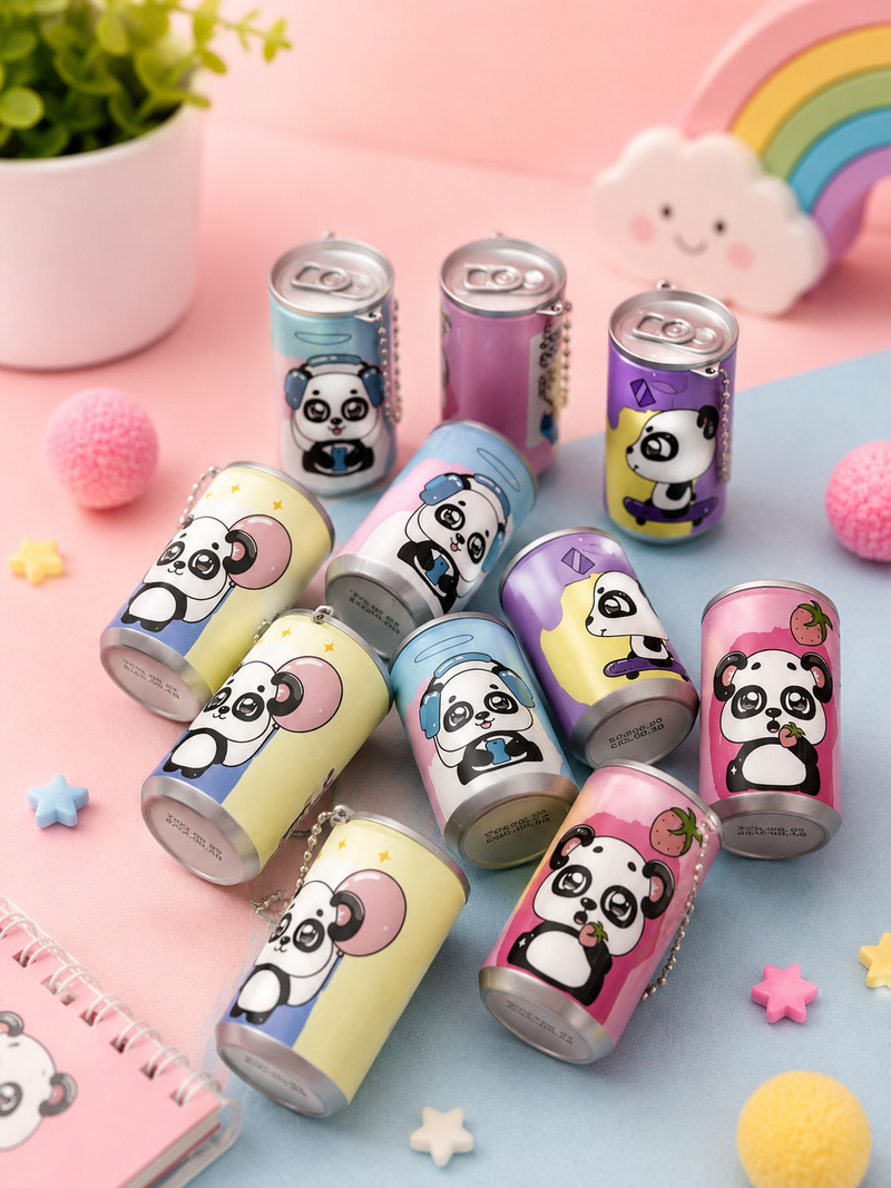 Mini Travel Wet Wipes | Cute Panda Can Wet Tissue | Pocket Tissue | Portable Cleaning Wipes for Kids & Adults