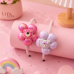 Cute Cartoon Flower Hair Band for Girls | Kids Floral Headband | Soft Non-Slip Hair Accessory | Party & Daily Wear