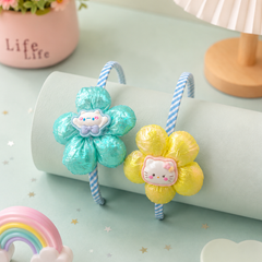 Cute Cartoon Flower Hair Band for Girls | Kids Floral Headband | Soft Non-Slip Hair Accessory | Party & Daily Wear