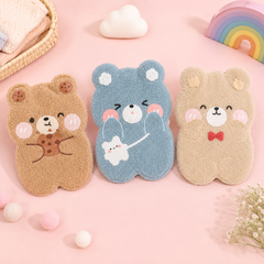 Cute Cartoon Baby Hot Water Bag with Soft Plush Cover | Leak-Proof Rubber Hot Water Bottle | 500ml Warm Compress for Kids & Adults