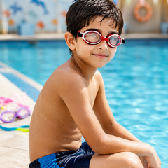 Kids Swimming Goggles | Anti-Fog UV Protection Swim Glasses | Adjustable Leakproof Silicone Goggles for Boys & Girls