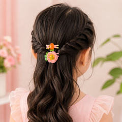 Cute Fruit & Flower Hair Clip Set for Girls – Colorful Kids Hair Accessories