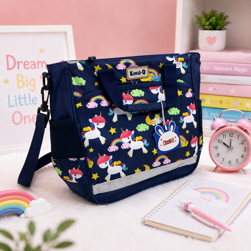 Cute Unicorn Kids mother Carry Bag – Multipurpose Travel, School & Activity Bag