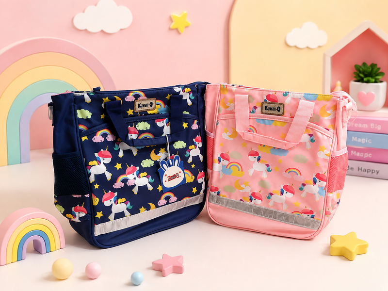 Cute Unicorn Kids mother Carry Bag – Multipurpose Travel, School & Activity Bag