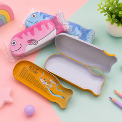 Cute Fish Pencil Box for Kids | Colorful School Stationery Case