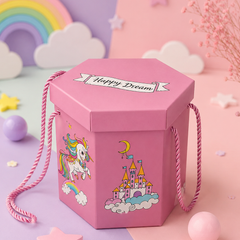 6 Compartment Pink Desk Organizer | Stationery Organizer